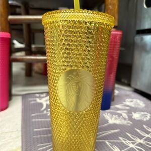 Mexico Only Release Starbucks Gold Studded Tumbler